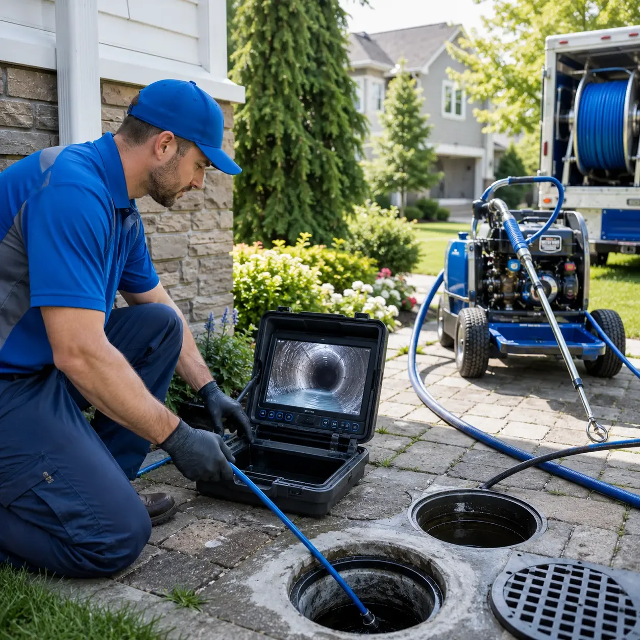 Outdoor drain cleaning professionals serving Mineral Point, PA